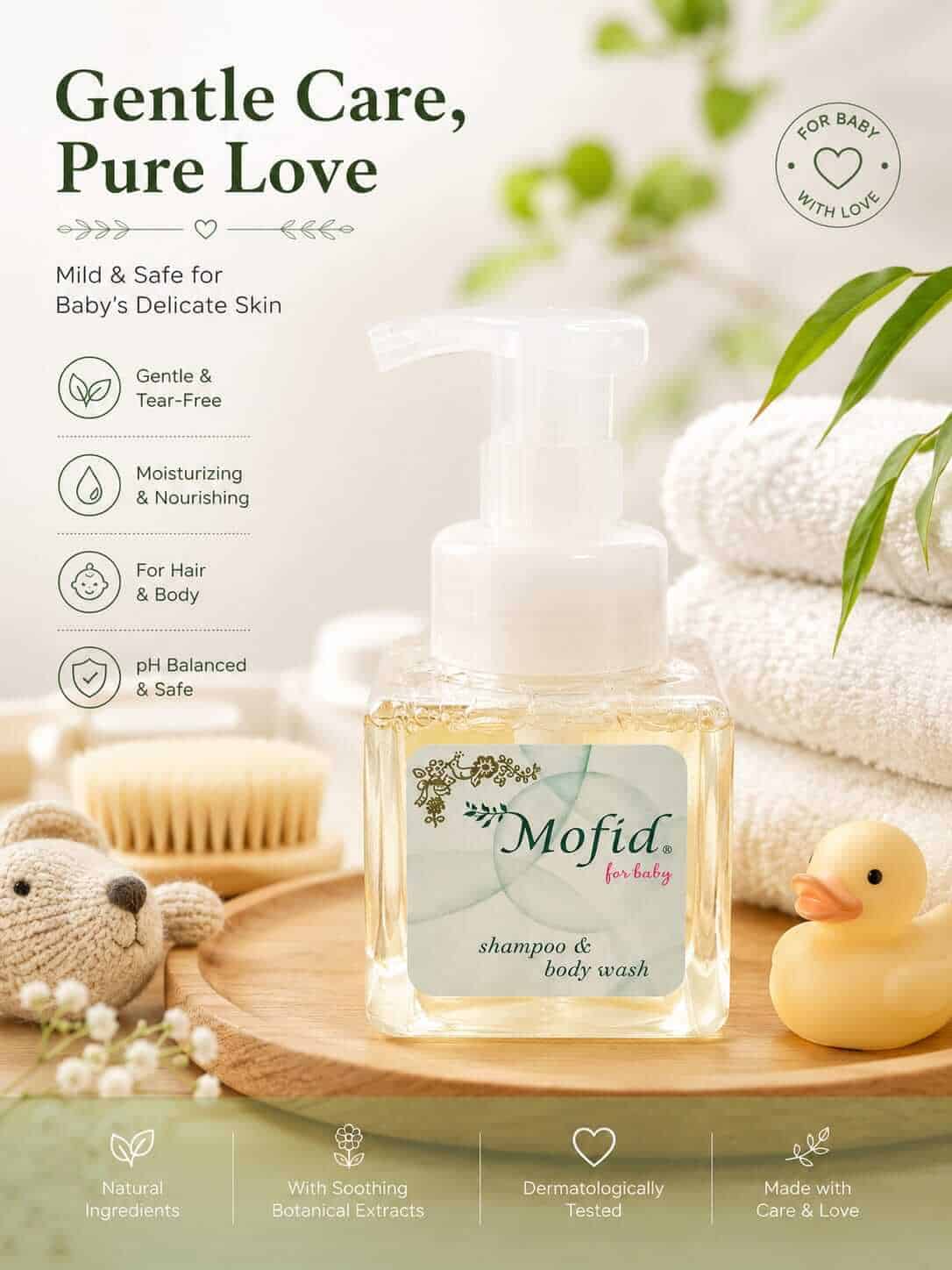 MOFID FOR BABY — SHAMPOO & BODY WASH