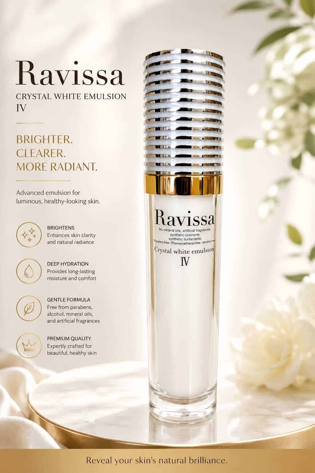 Ravissa Crystal white emulsion IV